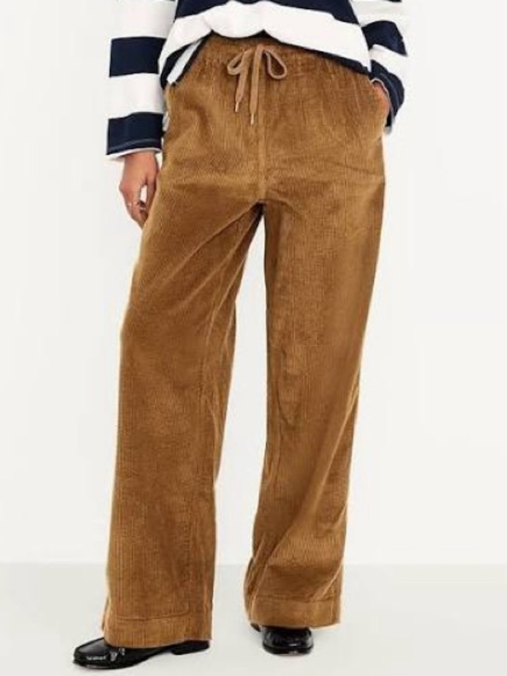 Old Navy High-Waisted Pull-On Corduroy Pants - Knock on Wood Medium Brown - XXL